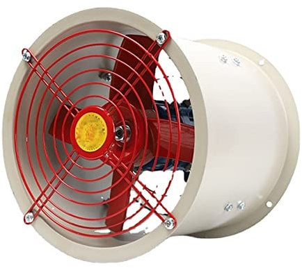 12 Explosion Proof Fan, 1450RPM Pipe Spray Booth Paint Exhaust Fan, 250W 220V Axial Fan, for Kitchen Warehouse Industrial Ventilation Fan