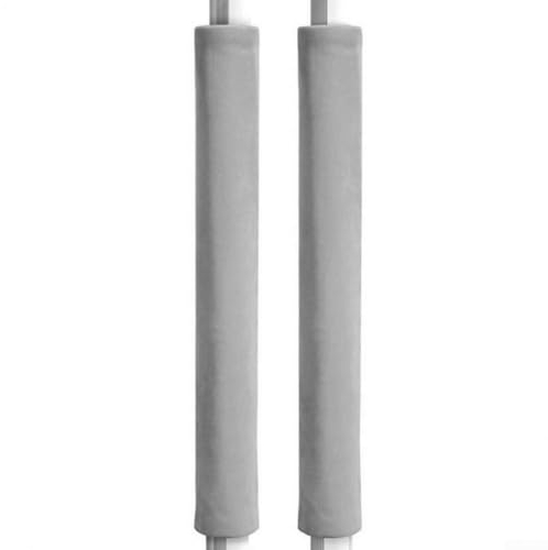 2Pcs Refrigerator Door Handle Covers Kitchen Appliance Decor Handles Home Decor Protector Gloves for Fridge Oven Dishwasher(Gray)