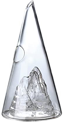 Carafe à vin carafe pyramidale pic de montagne cascade bouteille de vin ensemble de vin de montagne rapide gobelet carafe à whisky