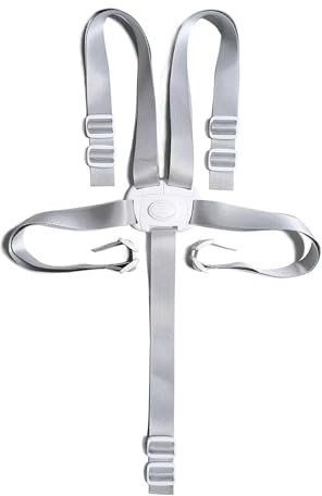5 Punkt Gurt Hochstuhl Sicherheitsgurt,Ersatz-Sicherheitsgurte für Baby Kinderwagen Hochstuhl,Gurt Tripp Trapp Stuhl Gurt Verstellbare,Sicherheitsgurt Hochstuhl Wandelbare für Hochstuhl/Kinderwagen