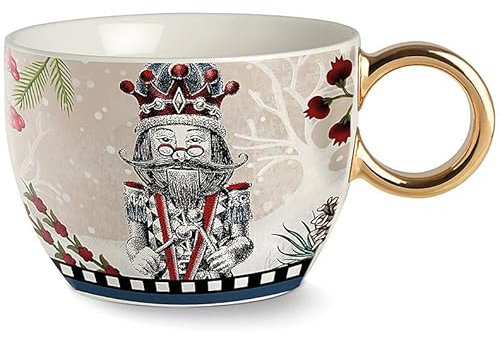Egan Tazza Colazione Natalizia schiaccianoci, con Una capacità di 530 ml. La referenza è: 120117