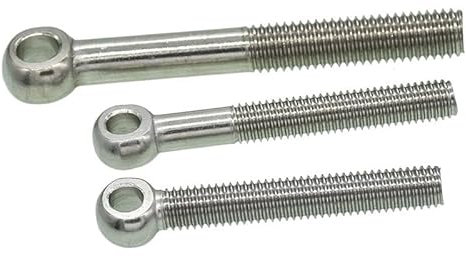 DEPYEE 5 PZ M6 M8 M10 M12 GB798 304 Anello in Acciaio Inox Bullone di Collegamento Fisheye Occhio Slip Foro Vite(M8-35mm(5PCS))