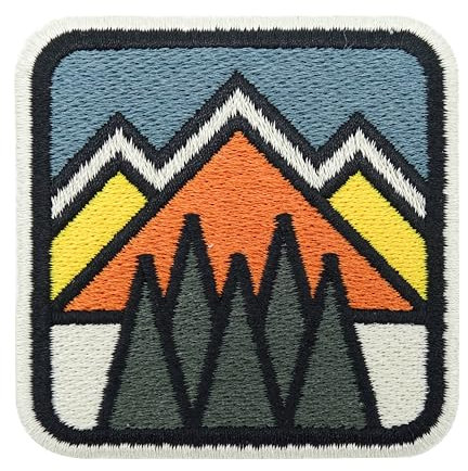 Finally Home Klett Patch - Retro Berge | Outdoor Klett Patches, Wandern Aufnäher, Rucksack Klettpatches, Berg Badge, Natur Klettpatch
