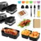 Moule Air Fryer, 17PCS Accessoire Air Fryer pour Ninja Air Fryer 10.4L AF500EU, Moule Silicone Air Fryer pour Ninja Foodi Flex 10,4 L, Air Fryer Accessoires pour Ninja Air Fryer