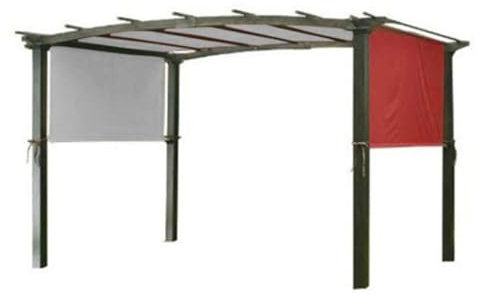 Toit de Remplacement pour Tonnelle de Jardin,Couverture Pergola Imperméable pour Abris de Soleil Abri Solaire sur les terrasses Extérieures (Size : 3x2.4m, Color: Beige)