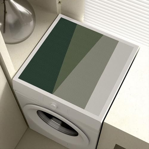 Copertura per tappetino superiore per lavatrice – Protezione in gomma antiscivolo per lavanderia, copertura antipolvere per lavatrice, 40 x 60 cm, resistente tappetino superiore per uso domestico