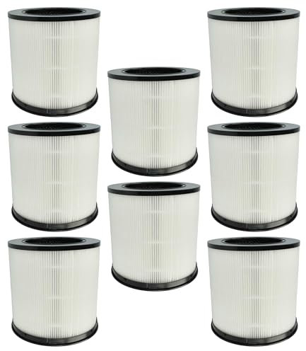 vhbw 8x filtro aria sostituisce Xiaomi BHR5861GL, AFEP7TFM01 per purificatore d'aria - filtro combinato prefiltro + HEPA + carbone attivo