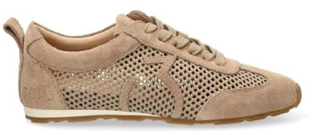 Top 3 - Sneaker de Rejilla y Serraje en Color Taupe - SE1522 para: Mujer Color: BEIG Talla: 39