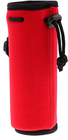 Sharplace Neopren Isolierte Tasche für Sport Wasserflasche Cover Beutel für Trinkflaschen, Rot