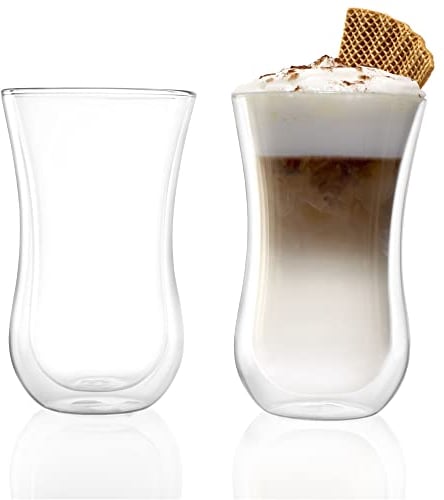 Stölzle Lausitz 4250012 Coffee 'N More Kaffeeglas XL, Glas, 330 milliliters