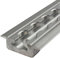 LABT Aluminium Airlineschienen Set Flügel Form Bodenprofil 12 Meter = 8 x 1,5m - Airlineschiene zur Ladungssicherung für LKWs und Wohnmobile - Gebohrte Zurrschiene Silber - Zurrleiste