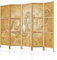 murando - Paravent Innen Raumteiler Holz Drache 225x172 cm 5-teilig Japanische Trennwand Raumtrenner Room Divider Mobiler Sichtschutz Spanische Wand Raum Abtrennung Japan p-B-0005-z-c