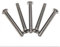 25 viti a testa bombata M5 x 55 con esagono incassato ISO 7380, in acciaio inox A2.