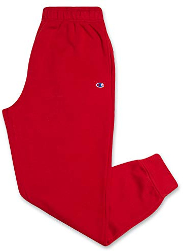 Champion Jogginghose für Herren, groß und groß – Powerblend Workout-Lounge-Jogginghose für Herren, Rot/Ausflug, einfarbig (Getaway Solids), X-Large Hoch
