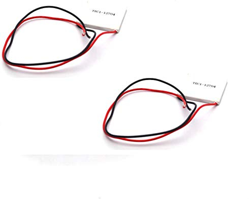 DollaTek 2er TEC1-12704 40x40MM Thermoelektrischer Kühler Peltier Kühlplatte