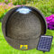 FONTANA SOLARE DA GIARDINO FONTANA MODERNA FONTANA ROTONDA FONTANA PER ESTERNI FONTANA A LED | Fontana Sorgente di vita | Dimensioni: 39 * 39 * 33 cm