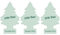 Little Trees Air Freshener Tree LTZ088 Frosted Pine Fragrance For Car Home Boat Caravan - Triple Pack