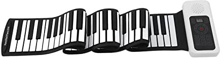 88 Keys Roll-Up Piano, ABS Flexible Electronic Keyboard Piano 128 Rhythms, Foldable Digital Music Piano For Kids And Beginner Keyboard Instrument Musical Instrument