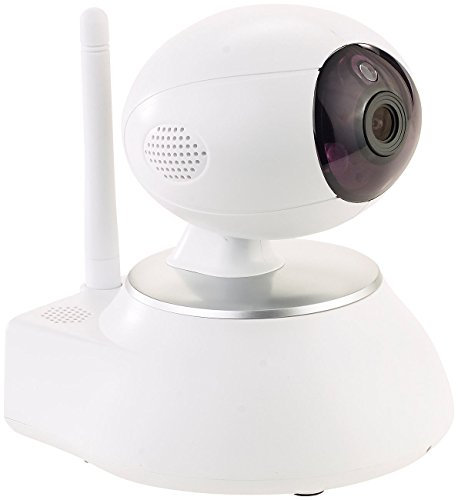 VisorTech WiFi Cam: HD-IP-Kamera mit Nachtsicht, Alarmfunktion (Versandrückläufer) (Überwachungskamera mit Alarmanlage, Überwachungskamera mit Alarm, Überwachung Aufzeichnung)