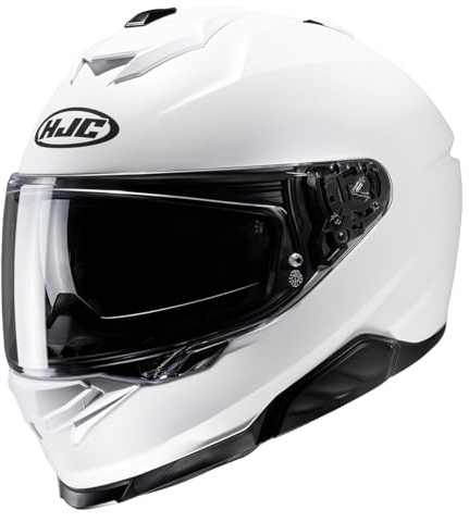 HJC, integralhelme motorrad I71 semi flat pearl white, M