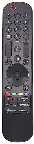 Ersatz MR21GA FernbedienungAN-MR21GA AN-MR21GC Magic Fernbedienung für LG Smart 4K Ultra UHD OLED QNED NanoCell TV mit Netflix Prime Video Tasten (NO Voice, Air Mouse oder NFC Funktion)
