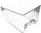 LUTH Premium Profi Parts Gemüseschublade kompatibel mit Bosch 230x185x310mm für Kühlschrank KühlGefrierKombination 00355756 00434355