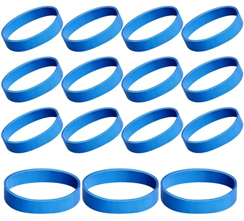Shupakul 15 Pcs Ski Brake Retainers- Snowboard Brake Bands Retainers- Snowboard Ski Binding Rubber Brake Retainers for Winter Ski Accessory (Blue)