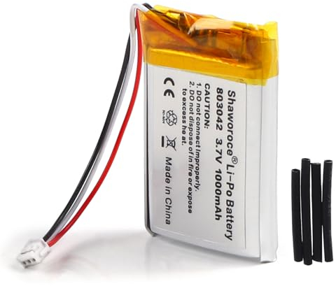 SHAWOROCE 1000mAh 3,7V Akku Kompatibel mit Turtle Beach Stealth 400 420X 500P 600 700X Gen 2 Gaming Wireless Headset Kopfhörer Wiederaufladbare Batterien Li-Polymer FT603048P 803042