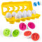 Milaloko Passende Eier Osterei Farbe für Zahl Recoginition Sortier Puzzle Spielzeug Montessori Geschenke für Jungen Mädchen, 12Pcs