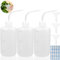 3PCS Pissette 500ml Flacon a Pipettes Plastique Squeeze Wash Bottle Bouteille Burette Bouteille de Lavage de Laboratoire Flacon Pipette Doseur pour Plantes,économie Naturelle Squeeze Bouchons