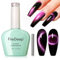 Firedee 9D Cat Eye Gel Nagellack 16ml Galaxy Deep Purple Chameleon Gellack LED/UV Soak Off Nagellack Set mit Magnet