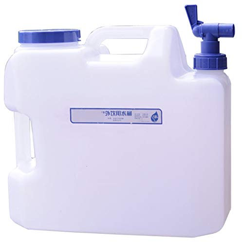 Bidon d'eau Conteneur d'eau avec Robinet Seau d'eau de Robinet Réservoir d'eau de Voiture Seau de Support Portable pour Camping Réfrigérateur Randonnée Chasse Pêche Escalade BBQ Voyage Visit