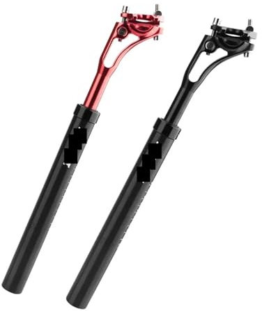 GSJNHY Fahrradsattelstütze 27 2 Sitzrohrfederung Dropper Post 31,6/30,9 mm Stoßdämpfer Radfahren Sattelstütze Fahrradteile(Red 31.6x400mm)