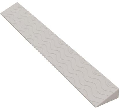 Schwellenrampe für Rollstühle 5,5cm creme - Gummirampe für Türschwelle - Türrampe für einfachen Zugang - Tragbare Rampe für Mobilitätsgeräte