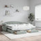 Hommdiy Tagesbett,Sofabett,Einzelbett,Schlafsofa Bettgestell mit Lattenrost,Jugendbett,Ausziehbar,Daybett Hellgrau 90x200 cm Samt mit Bettkasten & Schublade & Matratze