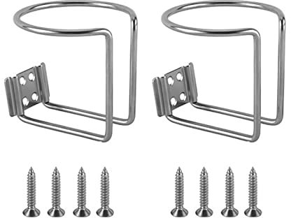 Boot-Zubehör, 2 Stück, Edelstahl-Hardware, Getränkehalter für Auto, Marine, Yacht, LKW, Anhänger