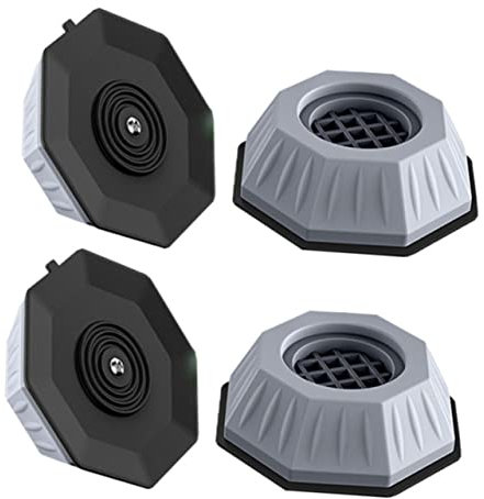 Angoily Paquete de 4 Alfombrillas para Lavadora Y Frigorífico Fáciles de Limpiar No Se Adhieren al Suelo para Electrodomésticos