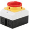 Disjoncteur de boîte de vitesses manuelle, isolateur DC Breaker,Knob on-off 20A came rotative - Bouton de coupe de contrôle principal 4P de 380 V pour les voitures automobiles