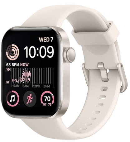 Smartwatch Damen Herren, 1,85 HD-Display Smart Watch mit Telefonfunktion, 140+ Sportmodi Fitness Tracker mit Herzfrequenz SpO2 Schlafmonitor Schrittzähler, IP68 Wasserdicht Fitnessuhr für iOS Android