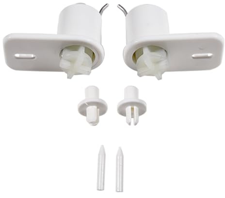 Fridge Freezer Door Hinge Compatible with Dometic Electrolux 4200 Pivot DFH2 2412865004 241286500 Caravan Motorhome for Evaporator Flap Bearing
