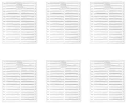 MIRTUX | Pack de 6 filtres compatibles avec Roomba Combo Essential - Pièces de rechange haute efficacité pour iRobot Y0110, Y0112, Q0120 - Filtre HEPA lavable et réutilisable