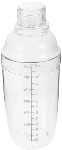VALICLUD Cocktail Shaker Plastic Beverage Mixing Cup Milk Tea Hand Shaker Drink Mixer for Shop Restaurant