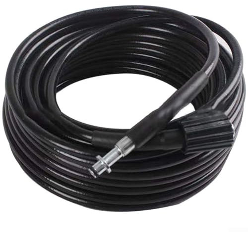 8m and 10m High For Pressure Washer Hose Designed for Powerful Cleaning Performance with Leak Proof Safety Connector (10m)