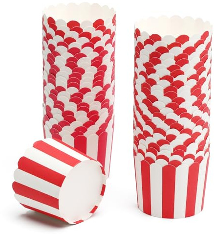 50 Stück Muffinform Papier, Muffins Papierförmchen,Cupcake Formen Papier, Cupcake Liner Fall Wrapper Backbecher,Backförmchen Papiers für Hochzeit Kinder Geburtstag Partyzubehör,Mini EinwegKuchenbecher