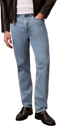Calvin Klein Herren Jeans Standard Straight Adam Lt Stone Lv04rf943g