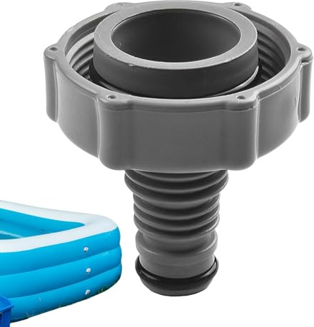 Pool-Ablaufventil - Easy-Connect Wasserauslassventil, Schlauchkupplung Montage | Robuste Pool-Umwälzverschraubung, Ersatz-Ablaufhahn, oberirdischer Rahmen Pool-Entladungsmechanismus