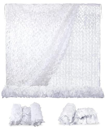 NEWFUN Tarnnetz 4x5m, Tarnnetz, Tarnnetz Sonnenschutz, Tarnnetz für Jagd, Camping, Wald, Garten und Andere Szenen, Militärisches Tarnnetz, Jagdtarnnetz, Dekoratives CS-Tarnnetz für Draußen