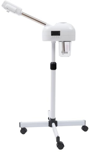 Gesichtsdampfer Gesichtssauna Kosmetik Dampfgerät mit Timer und heißer Sprühfunktion, höhenverstellbar und 360° drehbar, Anti-Aging, Tiefenreinigung der Poren, Porenreiniger