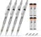MozArt Druckbleistift Set mit Stift Etui Case – 4 Größen: 0,3/0,5/0,7/0,9 mm – jeweils 30x Bleistiftminen und 4x Radiergummis – zum Skizzieren und kreativen Schreiben