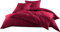 Mako-Satin Baumwollsatin Bettwäsche Uni einfarbig zum Kombinieren (Bettbezug 155 cm x 220 cm, Pink) viele Farben & Größen